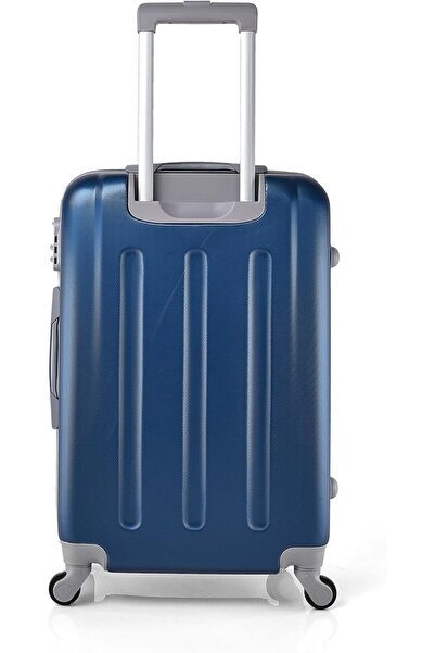 New Travel 4-Piece Hard Travel Luggage Set 28/24/20/12 Inch BR963/4P, Blue