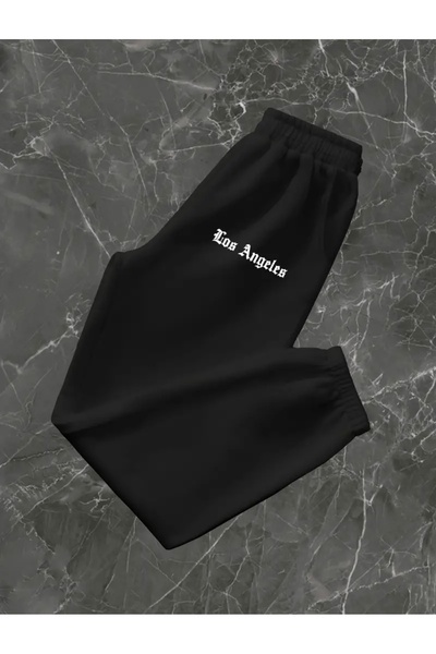 FUFLUNS بنطلون رياضي رجالي كبير الحجم مطبوع للجنسين