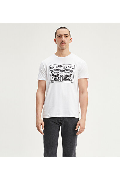 Levi's 2-Horse Graphic Tee 2H Box2 White Graphi