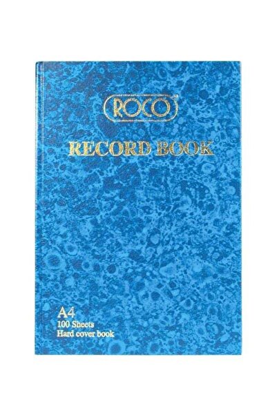 Roco A4 Record Book Blue