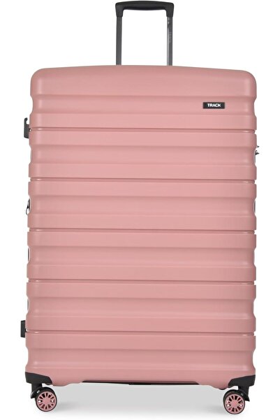 Track 3-Piece 8-Wheel Polypropylene Luggage Set (Rose Gold)