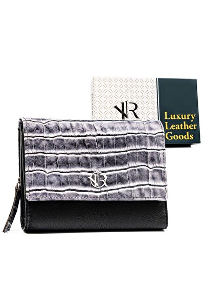 Other Portofel de damă sk. RV-3412-SLA-4873 NEGRU CROCO-BL
