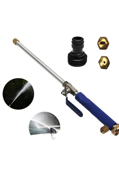DAMUR Set de accesorii cu presiune reglabilă pentru furtun, cu duze și conect...