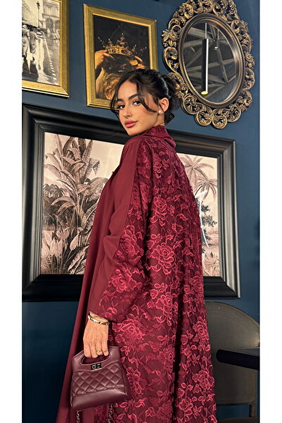 TREADY كريب ودانتيل في الخلف