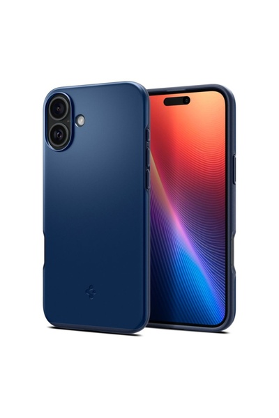 Spigen Carcasă pentru iPhone 16, croială subțire - bleumarin