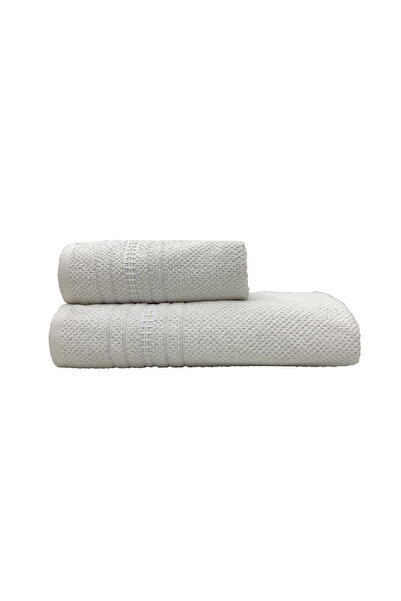 Talis Set of 2 Towels HTJDY002 White 50x100 and 70x140 cm (100% Cotton)