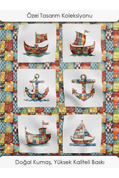 FabricMarket Patchwork Fabric Set – 100% Cotton Patterned Fabric Coupons for Sewing and Hobby