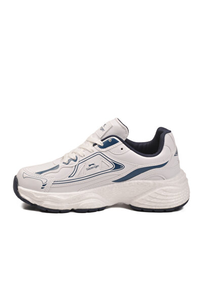 Slazenger Beyaz-Lacivert Hafif Unisex Spor Ayakkabı Zafira G