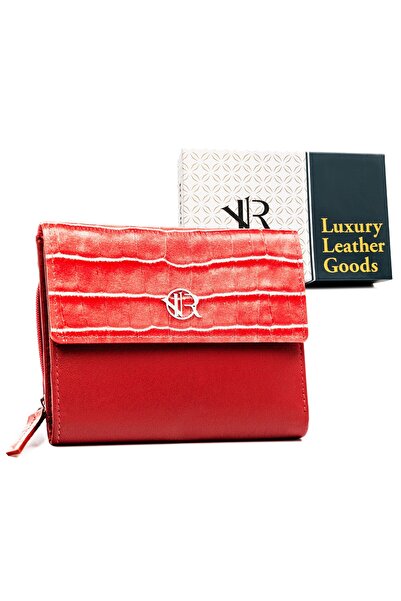 Other Women's leather wallet RV-786-SLA-4811 RED CROCO-RED