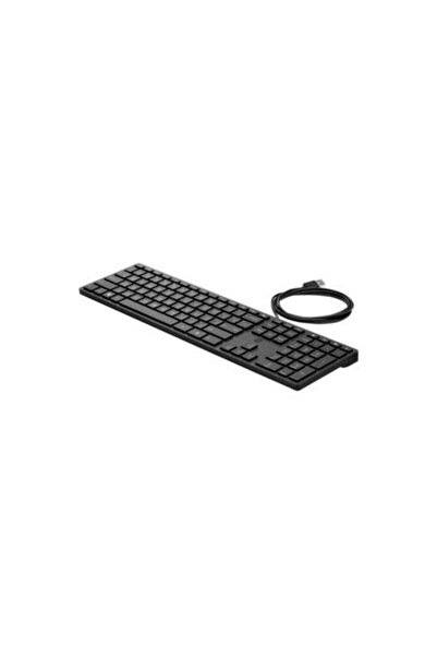 HP 320K Wired USB Keyboard, Black, US English Layout