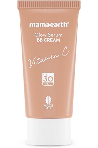 Mamaearth BB Glow Serum with Vitamin C & Turmeric - 25g | SPF 30 PA++ | Lightweight & Moisturizing