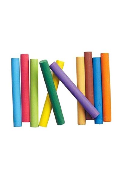 Roco 10-Piece Dustless Coloured Chalk Multicolour