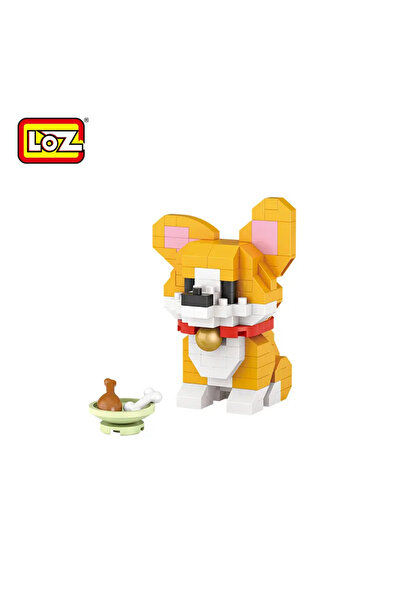 Noone Loz Corgi Dog Mini Block Set 160 Pieces - Mini Bag Lz8605