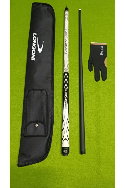 bilardomalzemem BİLARDO ISTAKA ÇANTASI GLADİATOR ÜÇ BANT BİLARDO ISTAKASI BEYAZ