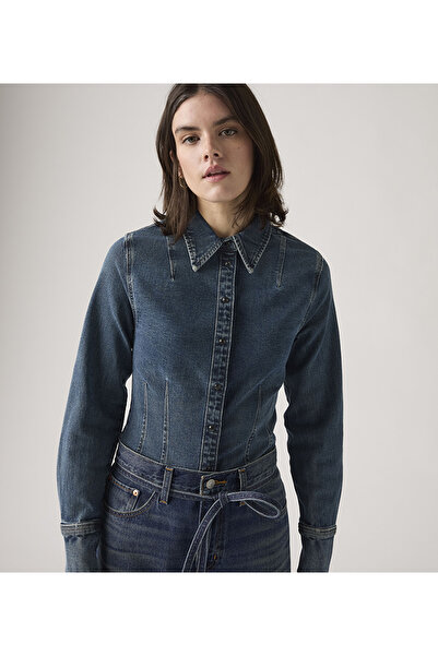 Levi's Women's Indigo Ls Shaped Shirt Aw25