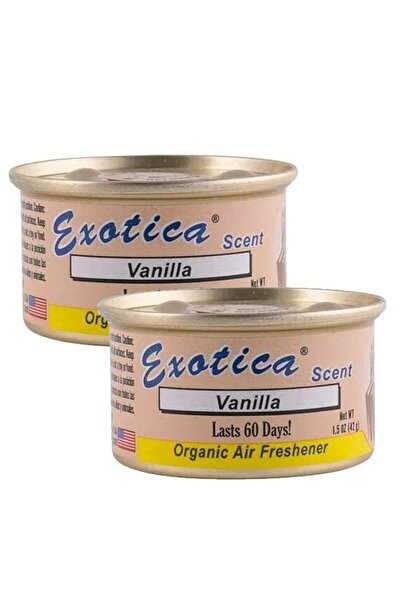 Exotica عبوة معطر جو عضوي اقتصادية، قطعتان - برائحة الفانيليا