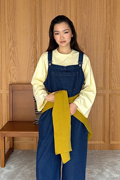 Ceylan Otantik Oil Green Shawl Scarf