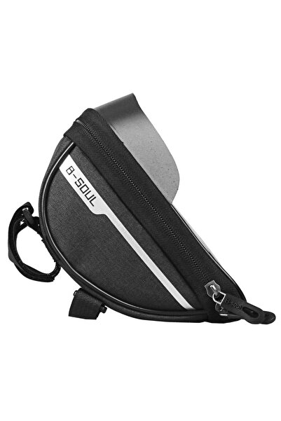 Flippy waterproof bicycle pouch with mobile device case, handlebar mount, fits up to 16 cm, 18.5x9.5