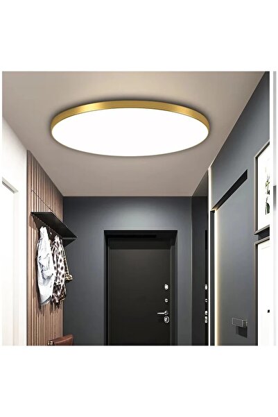 Alessandro DESIGN Plafoniera LED SOLIS 47cm 48W Lumina Rece Auriu