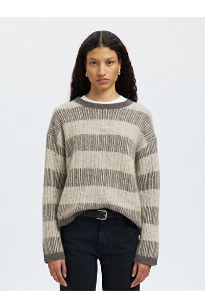 SELECTED Strickpullover Wollmix