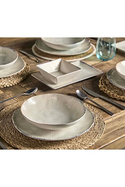 La Mediterranea Albus ceramic deep plate 21 cm –