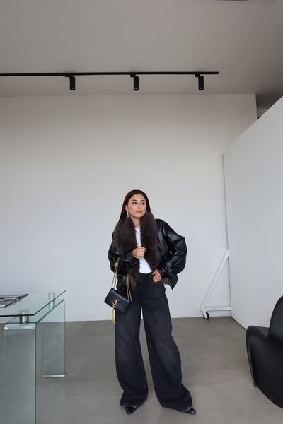 Özge Özgenç Buy Asymmetrical Buttoned Wideleg Jeans