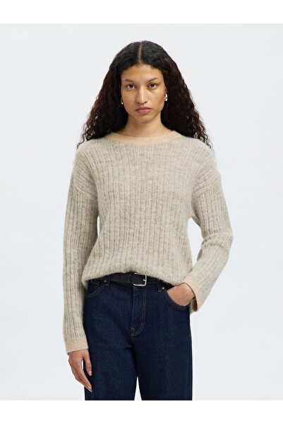 SELECTED Strickpullover Wollmix