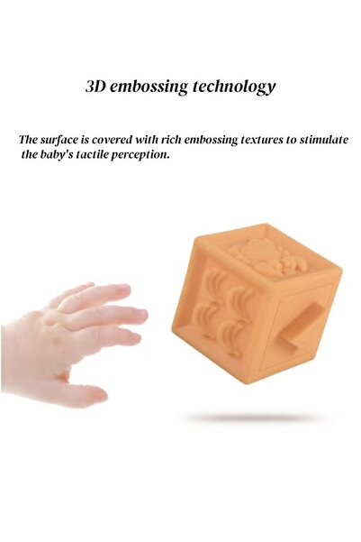 Generic Baby Soft Building Blocks,Educational Animal & Number Stacking Toys,Squeeze Sensory Play(13PCS)