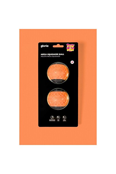 Gloria Minge pentru animale de companie PLAY AND RUN Portocalie TPR M 6,35 cm 2 buc.