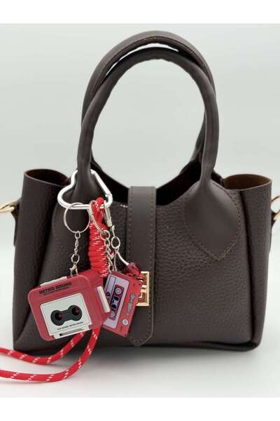 ZEY TAKI VE AKSESUAR KASET TEMALI ÇANTA ÇHARMI