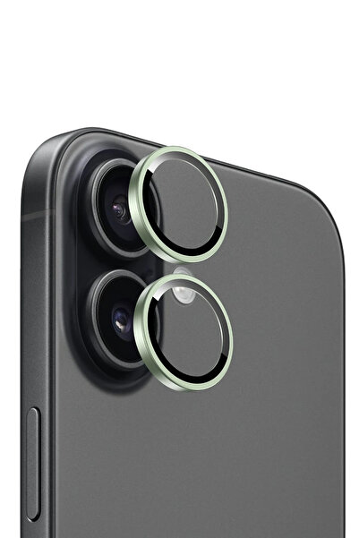KeepHone زجاج عدسة الكاميرا المعدنية المتوافقة مع هاتف Apple iPhone 17 - أخضر