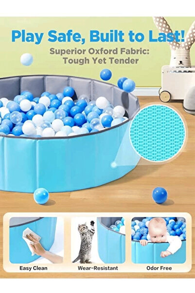 Generic Kids Ball Pit Foldable & Portable & Reusable Balls Pit for Toddlers