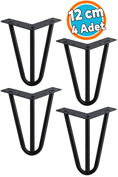 NZB (4 Adet) Mobilya Ayağı Üçgen Modern Tasarım Koltuk Sehpa Masa TV Ünitesi ...