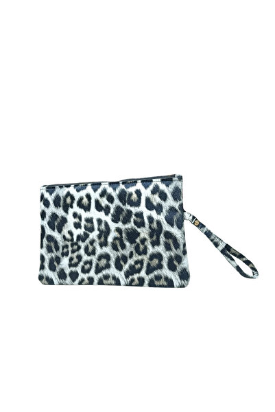 Maykis Leopard Clutch Bag