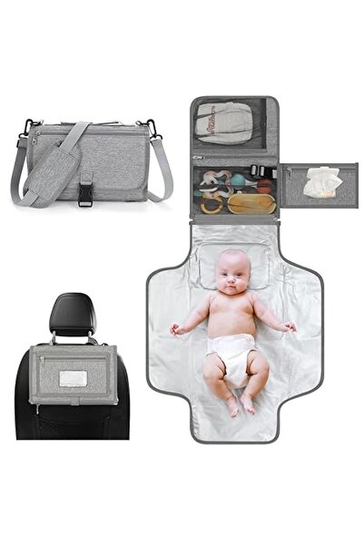 Saharaz وسادة تغيير الحفاضات المحمولة، سجادة تغيير حفاضات الأطفال المقاومة لل...