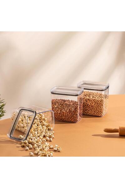 Geseus Rectangular Airtight Food Storage Container 12 Pieces 2100 ml