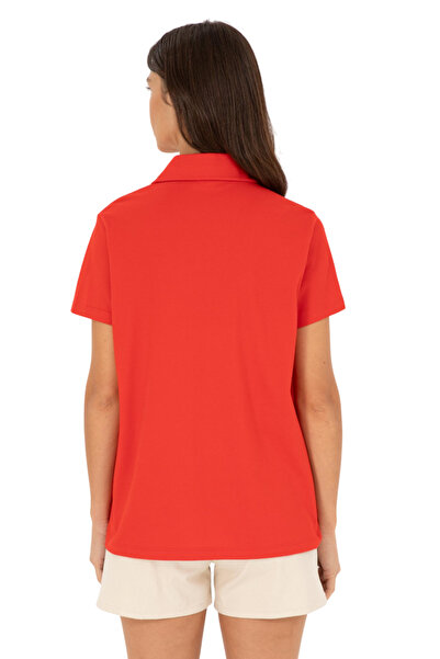 U.S. Polo Assn. Women's Red Basic T-Shirt