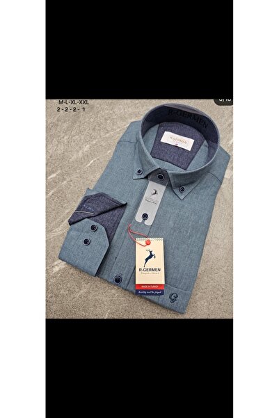 Cinar erkek giyim Men's Shirt Long Sleeve Classic Single Pocket Cotton