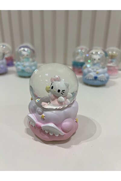 Taşmeran Hello Kitty Işıklı Mini Boy Kar Küresi Tky0382