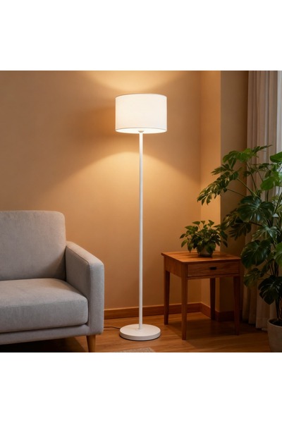 Topone1Topone1 مصباح أرضي عصري مع غطاء مصباح، مناسب لغرف المعيشة وغرف النوم والمكاتب وغرف الطعام.