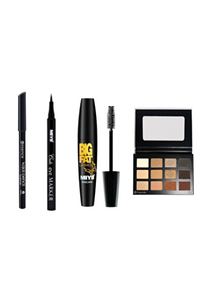 Sace Lady مجموعة مكياج العيون الدخانية - 4 قطع