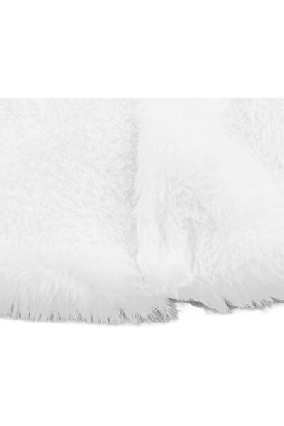 zola Χαλί χριστουγεννιάτικου δέντρου, Zola, λευκό αφράτο, κρεμαστό σε σκάλα, 78 εκ.