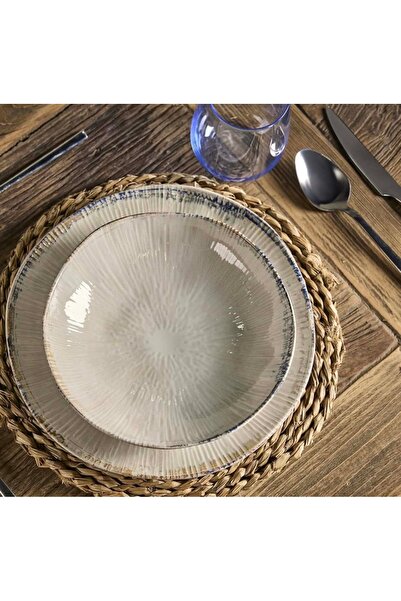 La Mediterranea Albus ceramic deep plate 21 cm –