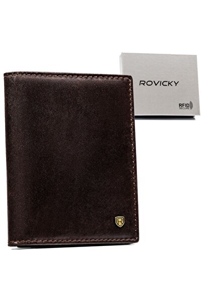 Other Men's leather wallet N02-RVT-2244 D.Brown