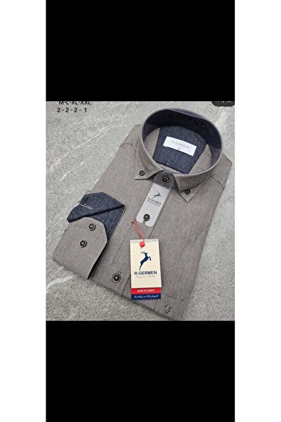 Cinar erkek giyim Men's Shirt Long Sleeve Classic Single Pocket Cotton