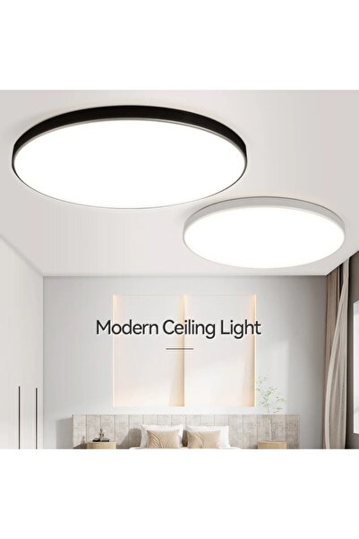 Alessandro DESIGN Plafoniera LED SOLIS 47cm 48W Lumina Rece Negru