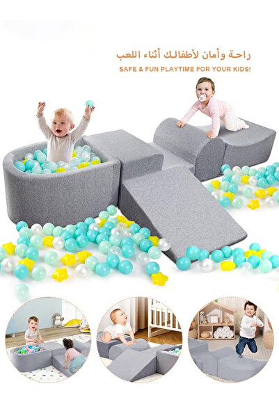 hibobi Soft Play Couch for Toddlers – Montessori Foam Climbing Sofa, Indoor Educational & Safe Play Set