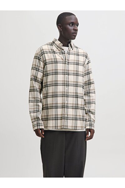 Jack & Jones Premium Flanellhemd Regular Fit Flanellhemd