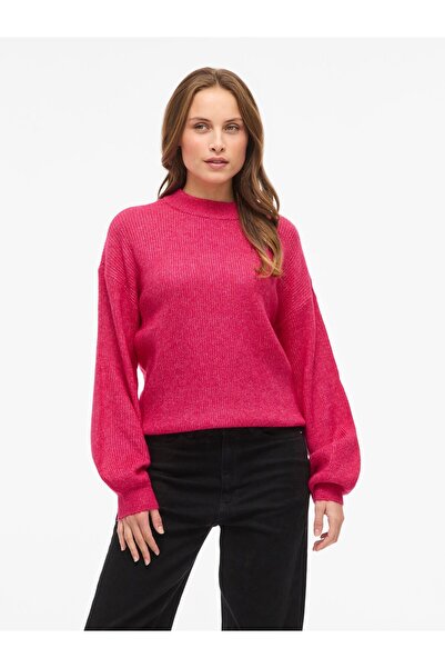 VILA Strickpullover VIVIOLI Rundhals