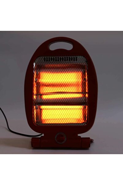 Generic Portable Electric Quartz Room Heater - Red